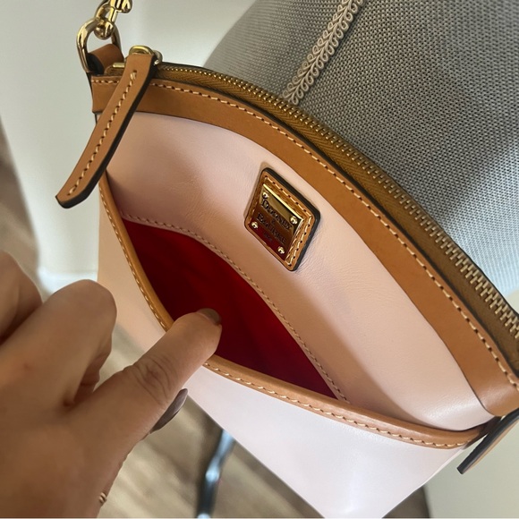 Dooney & Bourke Blush Domed Smooth Leather Crossbody - Picture 6 of 11